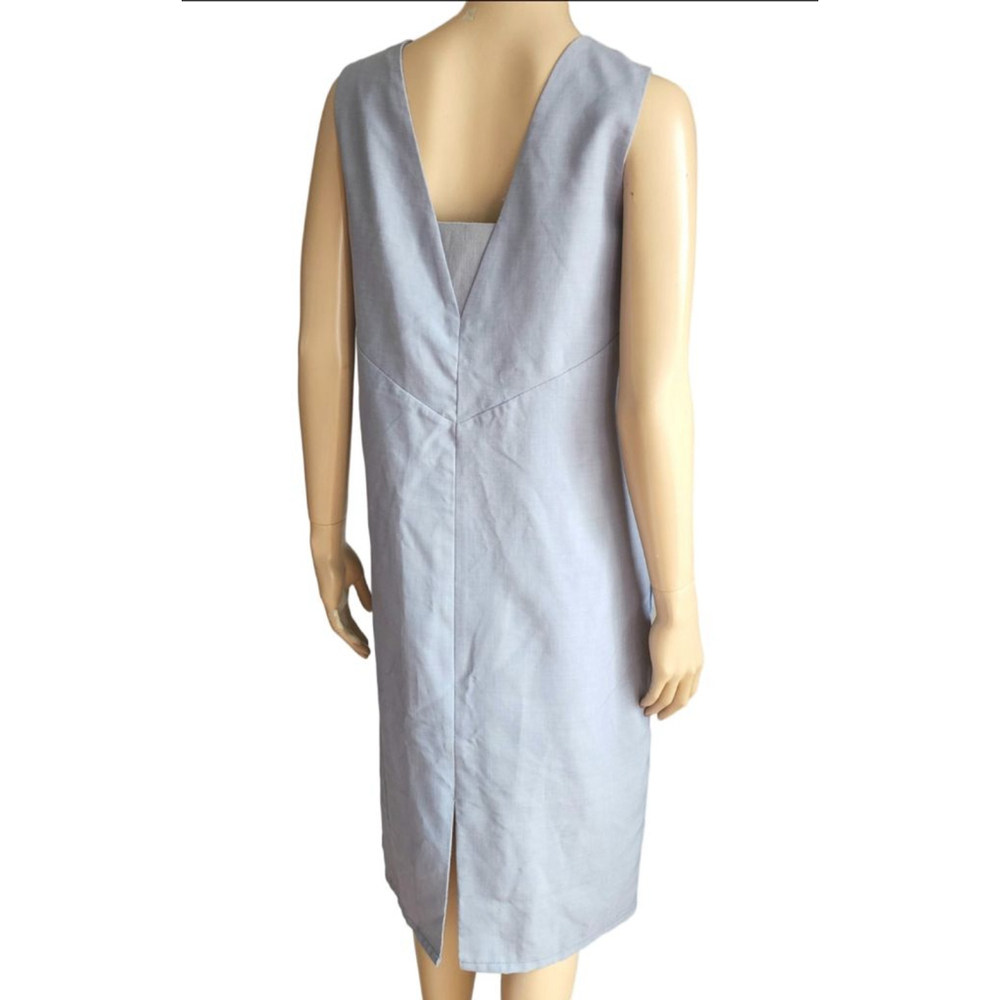 COS Light Blue Sleeveless Midi Dress - Picture 2 of 6